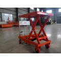 NIULI Lifting Platform 500kg Manual Mobile Hydraulic Scissor lift Table Truck